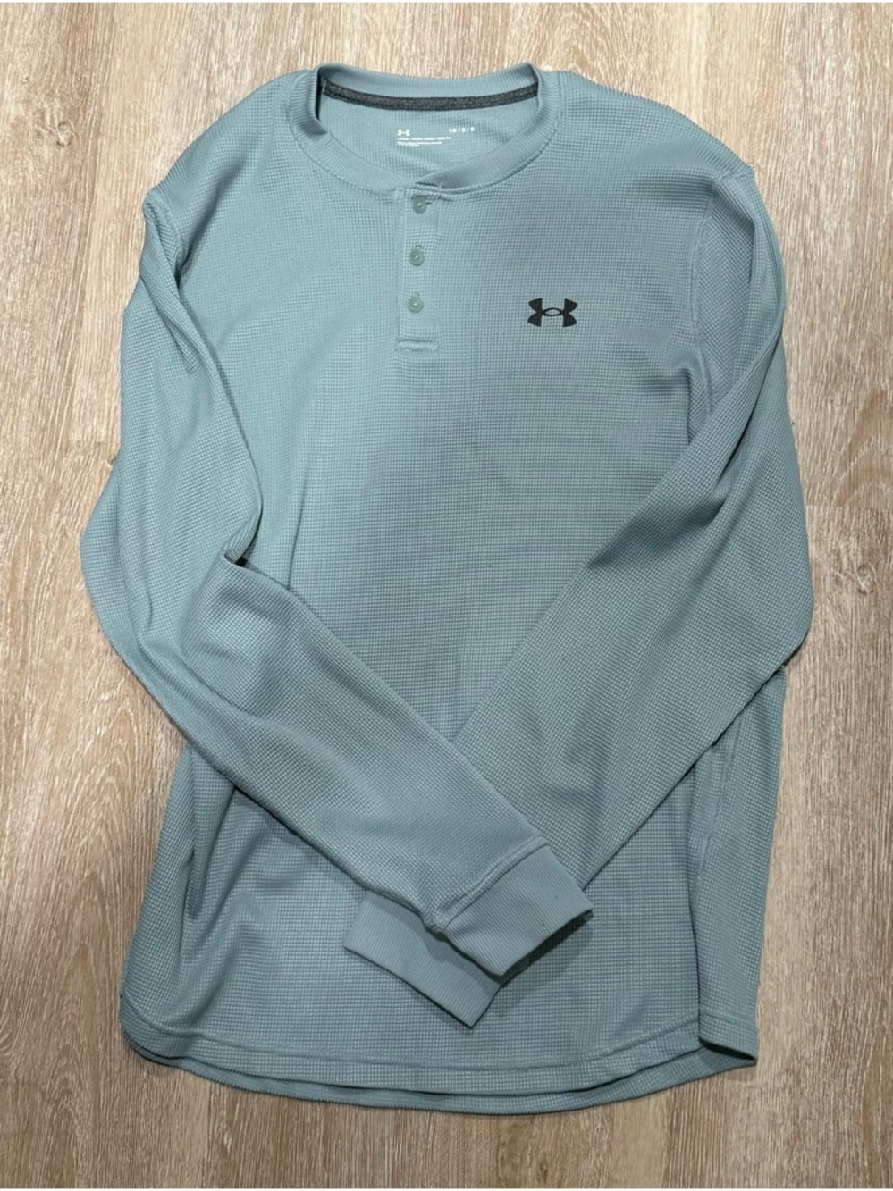 Under Armour Men’s Long-Sleeve Henley - Sage Blue